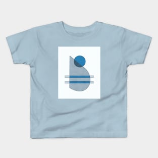 Azul curve Kids T-Shirt